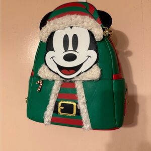 Loungefly Green and Red Mickey Backpack